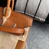 BIRKIN 25 TOUCH MISSISSIPPIENSIS ALLIGATOR LEATHER & TOGO LEATHER GOLD WITH GOLD HARDWARE (GHW)