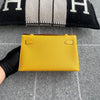 KELLY POCHETTE EPSOM LEATHER EPSOM JAUNE AMBRE WITH GOLD HARDWARE (GHW)