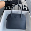 BOLIDE 27 EPSOM LEATHER BLEU NUIT WITH PALLADIUM HARDWARE (PHW)