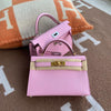 MINI KELLY II (20) EPSOM LEATHER MAUVE SYLVESTRE WITH GOLD HARDWARE (GHW)