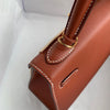 KELLY 25 EPSOM LEATHER TERRE DE SIENNE WITH GOLD HARDWARE (GHW)