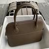 BOLIDE 31 CLEMENCE LEATHER ETOUPE WITH PALLADIUM HARDWARE (PHW)