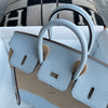 BIRKIN 25 EPSOM LEATHER BLEU ZEPHYR WITH PALLADIUM HARDWARE (PHW)