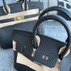 BIRKIN 25 TOGO LEATHER NOIR (BLACK) WITH PALLADIUM HARDWARE (PHW)