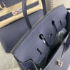 BIRKIN 25 TOGO LEATHER BLEU NUIT WITH ROSE GOLD HARDWARE (RGHW)